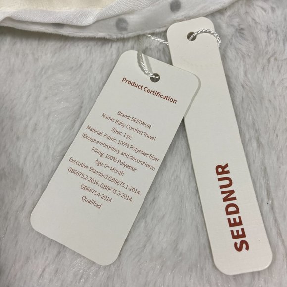 Baby Security Blanket 14 Inch Square Lovey plush bear new - Picture 5 of 7